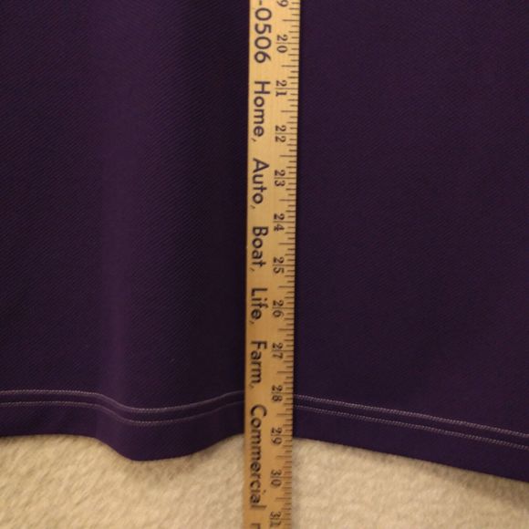 Under Armour golf polo mens S Small purple short sleeve Dominanace on field - Picture 8 of 9